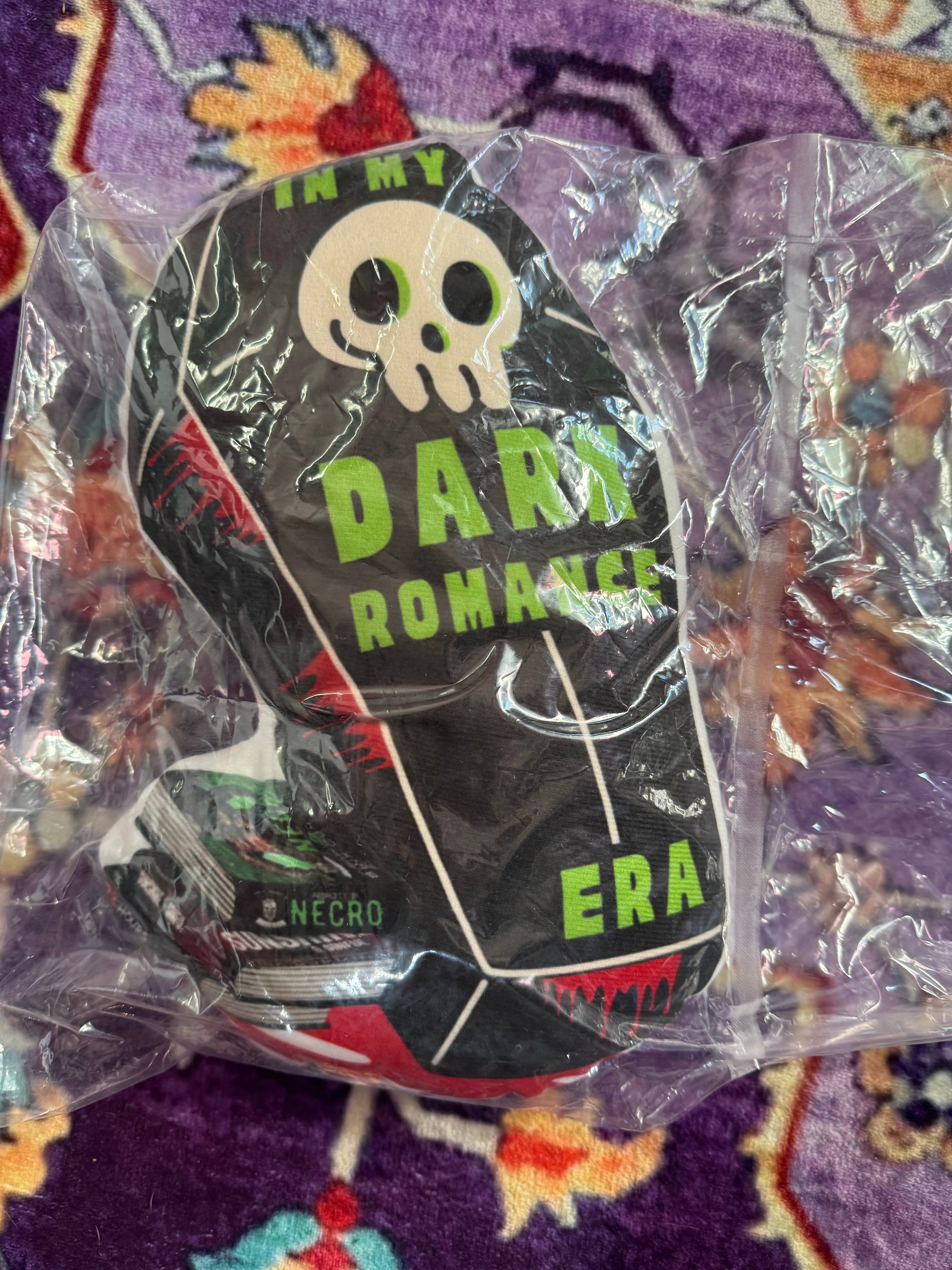 In My Dark Romance Era Coffin Pillow